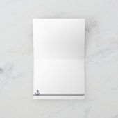 Nautische ankers Dank u Bedankkaart (Binnen)