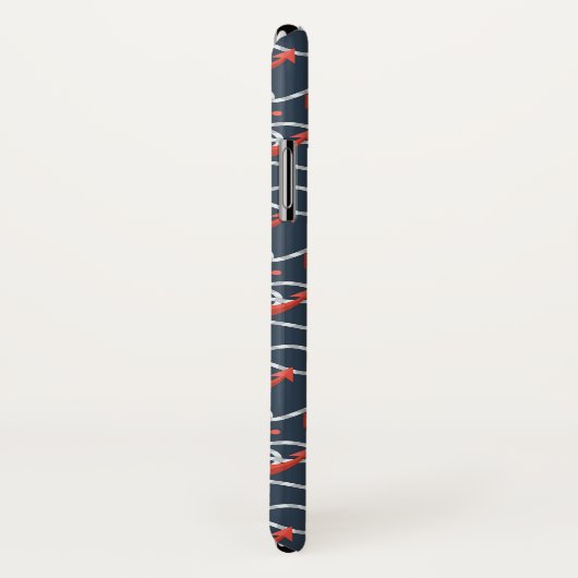 Nautische ankers en hellingspatroon Case-Mate iPhone case (Achterkant / rechts)