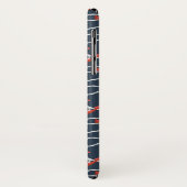 Nautische ankers en hellingspatroon Case-Mate iPhone case (Achterkant/links)