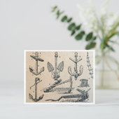nautische ankers kaart van illustraties (Staand voorkant)