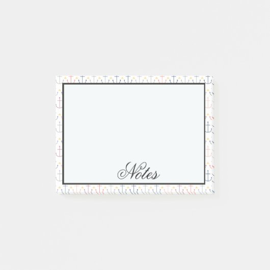 Nautische ankers post-it® notes (Voorkant)