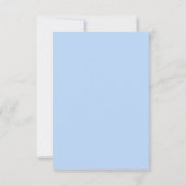 Nautische baby boy shower via de post bedankkaart (Achterkant)