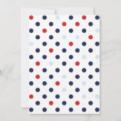 Nautische Baby Douche Uitnodigingen Jongen (Achterkant)