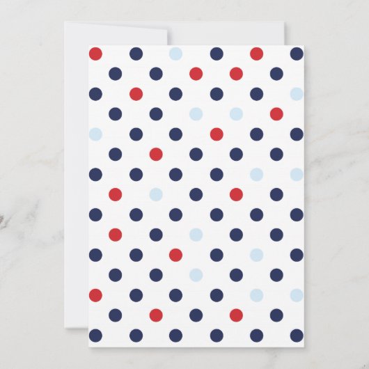 Nautische Baby Douche Uitnodigingen Jongen (Achterkant)