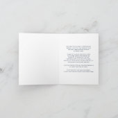 nautische baby jongen douche dank u bedankkaart (Binnen)