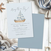 Nautische Baby Shower voor Jongen