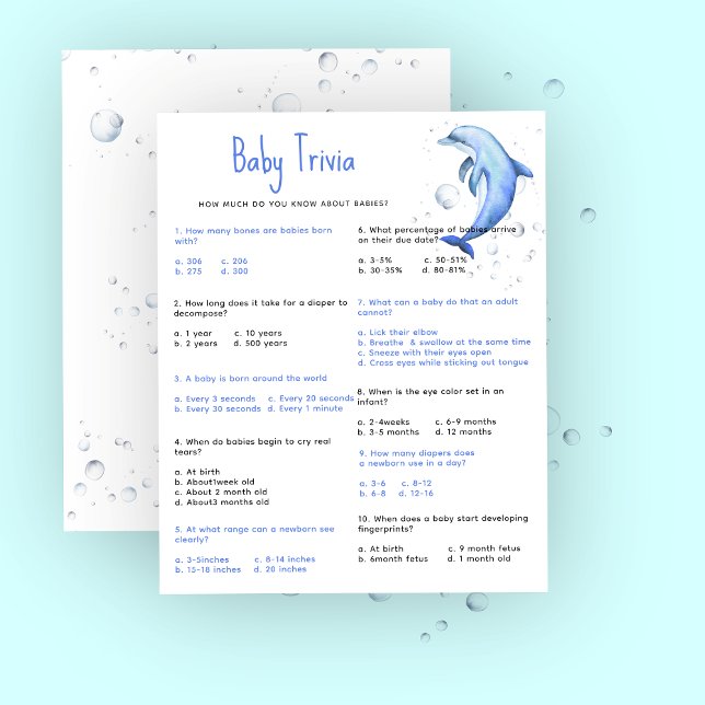 Nautische Baby Trivia | Baby showers wild (Creator heeft geüpload)