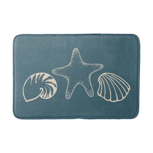 Nautische badmat badkamer vloerkleed cadeau (Voorkant)