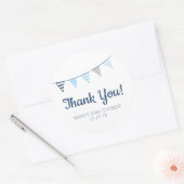 nautische banner gunst dank u Label Stickers (Envelop)