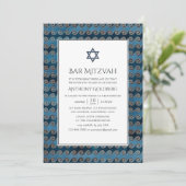 Nautische Bar Mitzvah Kaart (Staand voorkant)