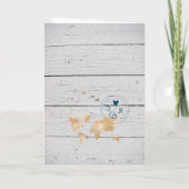 Nautische Bestemming Huwelijk Paspoort Anker (Achterkant)