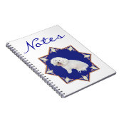 Nautische Bichon Frise Notitieboek (Rechterzijde)