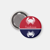 Nautische blauwe vaatwasser, blauwe vaatwasser, sc magneet (Voorkant / Achterkant)