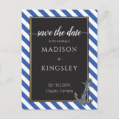 Nautische Boot Anker Fabulous Zeilbruiloft Briefkaart (Voorkant)