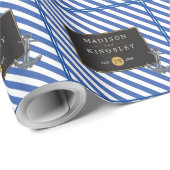 Nautische Boot Anker Fabulous Zeilbruiloft Cadeaupapier (Rol Hoek)