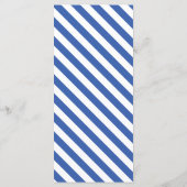 Nautische Boot Anker Fabulous Zeilbruiloft Menu (Achterkant)