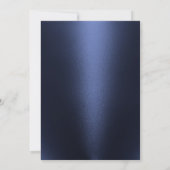 Nautische Boot Anker Navy & Gold 80ste verjaardag Kaart (Achterkant)