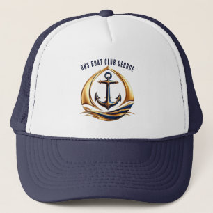 Nautische boot mesh cap trucker pet