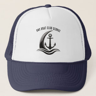 Nautische boot mesh cap trucker pet