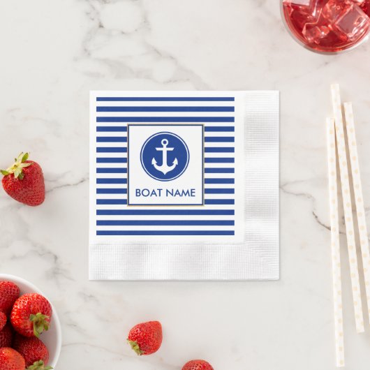 Nautische Boot Naam Partij Servetten (Insitu)
