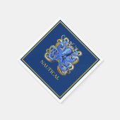 Nautische boot Octopus Personal Marine Servet (Hoek)