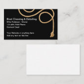 Nautische Boot Reiniging & Detailing Visitekaartje (Voorkant / Achterkant)