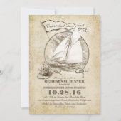  nautische boot repetitie uitnodiging (Voorkant)