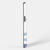 Nautische bootnaam, Anker Dolfijn Strepen iPhone Hoesje (Rechterkant)