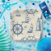 Nautische Breeze Paper Bowl Papieren Bordje (Feest)