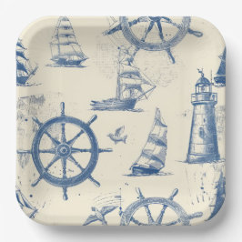 Nautische Breeze Paper Bowl Papieren Bordje