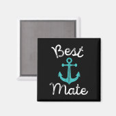 Nautische Bruid Bruidegoms Man & amp; Groomsmen Magneet (Voorkant / Achterkant)
