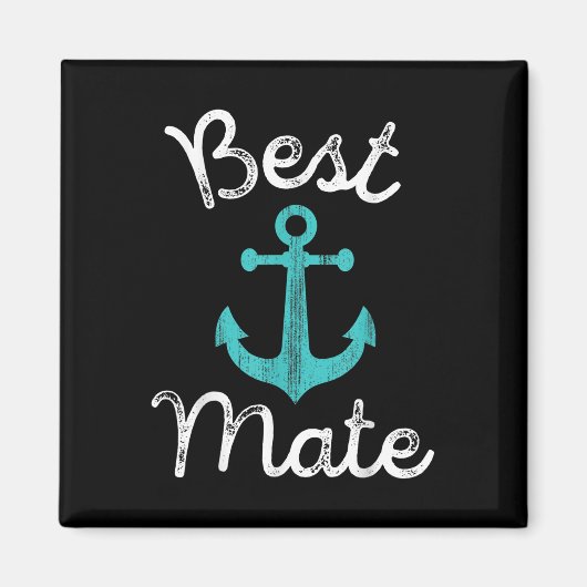 Nautische Bruid Bruidegoms Man & amp; Groomsmen Magneet (Voorkant)