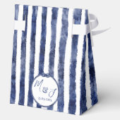 nautische bruiloft aan de kust bedankdoosjes (Achterkant)