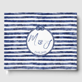 nautische bruiloft aan de kust gastenboek (Voorkant)