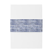 nautische bruiloft aan de kust uitnodigingen wikkel (Achterkant Voorbeeld)