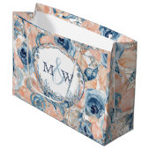 Nautische bruiloft Beach Seashell Rozen Groot Cadeauzakje (Voorkant Gekanteld)