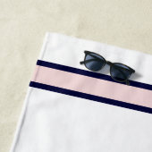 nautische bruiloft bloemanker roze marine bruiden strandlaken (In situ)