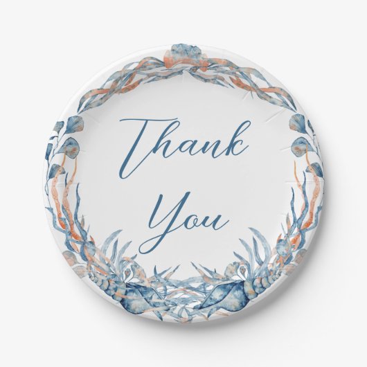 nautische bruiloft bloemanker roze marine welkom papieren bordje (Voorkant)