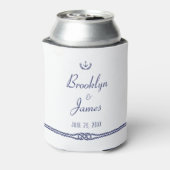 Nautische bruiloft gunst Koelboxxen met ankers Blikjeskoeler (Blikje Achterkant)