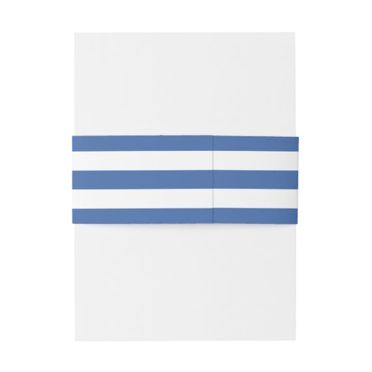 Nautische bruiloft Navy White Monogram Crest Uitnodigingen Wikkel (Achterkant Voorbeeld)