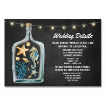 Nautische Bruiloft Receptie Accommodatie Kaarten