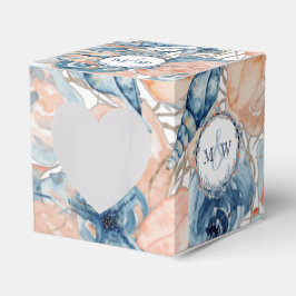 Nautische bruiloft Strand Seashell Bloemen Bedankdoosjes