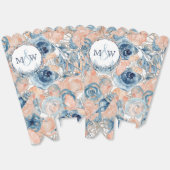 Nautische bruiloft Strand Seashell Bloemen Bedankdoosjes (Ongevouwen)