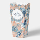 Nautische bruiloft Strand Seashell Bloemen Bedankdoosjes (Voorkant)