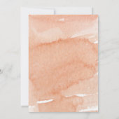 Nautische Bruiloft Strand Zee Shell Bloemen Rozen Kaart (Achterkant)