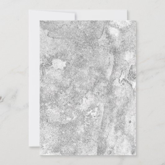 Nautische bruiloft strand Zee Shell Flowers Roos G Kaart (Achterkant)