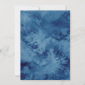 Nautische bruiloft Strand Zee Shell Flowers Roos N Kaart (Achterkant)