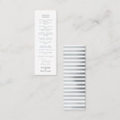 nautische bruiloft tijdlijn visitekaartje (Voorkant / Achterkant)