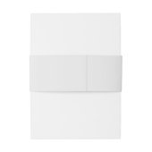 Nautische bruiloft uitnodiging buikband / marine uitnodigingen wikkel (Achterkant Voorbeeld)