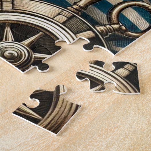  nautische captain puzzel legpuzzel (Zijkant)